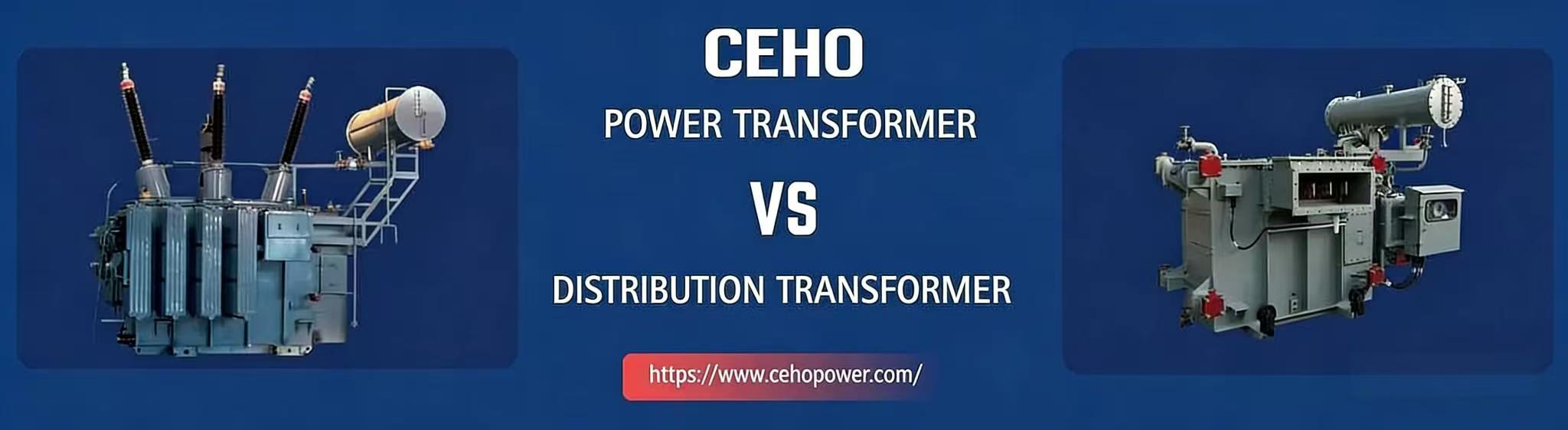 Rozdíl mezi napájecím transformátorem a distribučním transformátorem